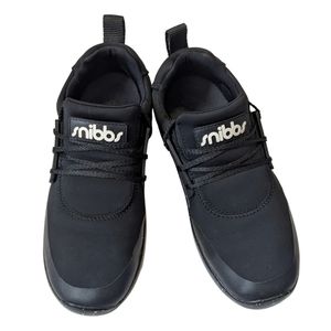 Snibbs Spacecloud - Black Lace up Waterproof Size 8 Work Sneakers